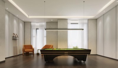 现代台球室3D模型下载